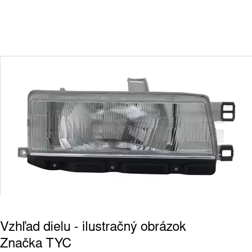 Hlavný reflektor POLCAR 8109090E