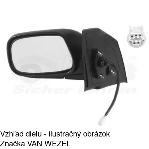 Vonkajšie zrkadlo 8114516E /POLCAR/ - obr. 4