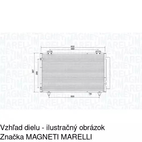Chladiče klimatizácie POLCAR 8114K83K