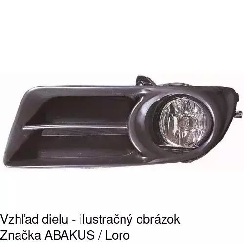 Hmlové svetlo - predné POLCAR 8115301E