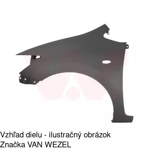 Predný blatník 811602-J /POLCAR/ - obr. 1