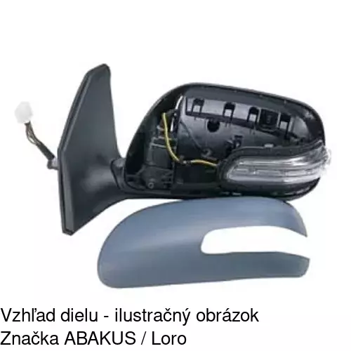 Vonkajšie zrkadlo 8126514M /POLCAR/ - obr. 1