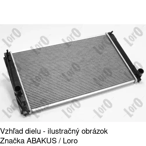 Chladiče vody 8148081K /POLCAR/ - obr. 2