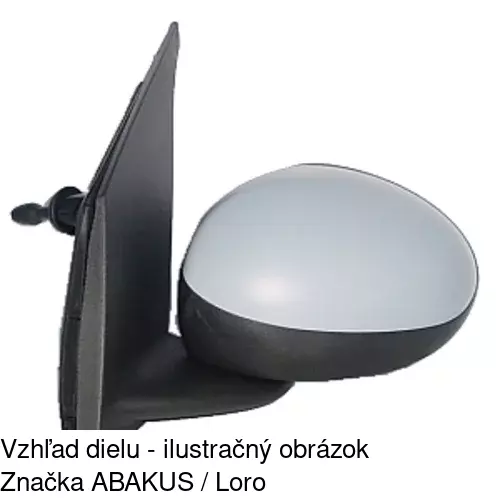 Vonkajšie zrkadlo 8153510M /POLCAR/ - obr. 2