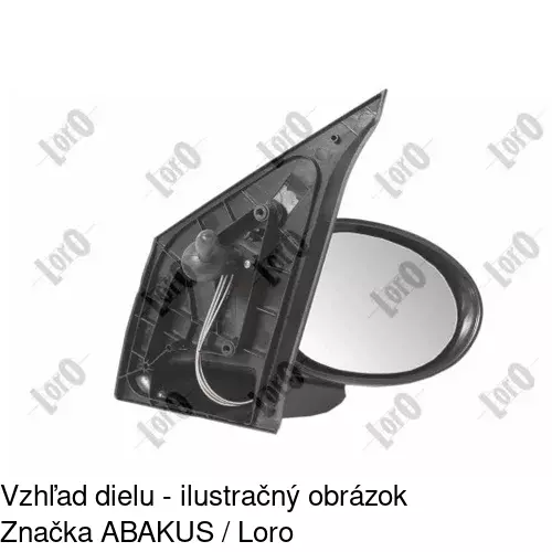 Vonkajšie zrkadlo 8153521E /POLCAR/ - obr. 5