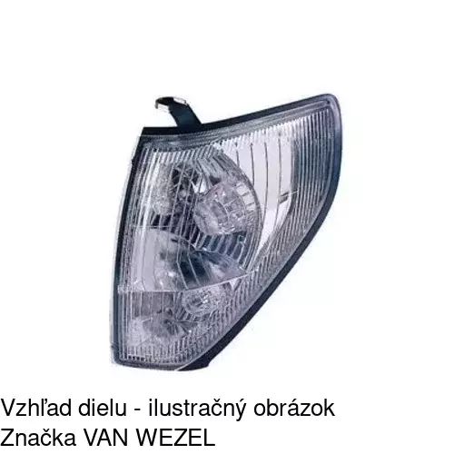 Predná smerovka s obrysom 8177193E /POLCAR/ - obr. 1