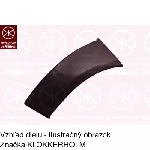 Lišta blatníka POLCAR 819202-6