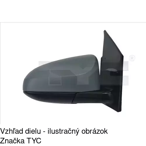 Vonkajšie zrkadlo 81A1521M /POLCAR/ - obr. 1