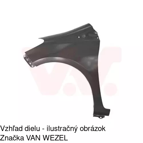 Predný blatník POLCAR 81B101