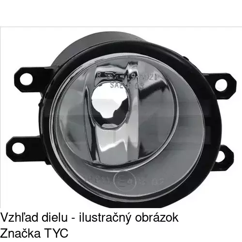 Hmlové svetlo - predné 81C230-E /POLCAR/ - obr. 2
