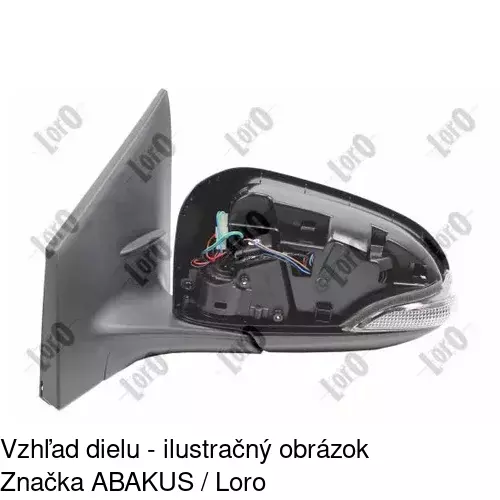 Vonkajšie zrkadlo 81C4515M /POLCAR/ - obr. 1