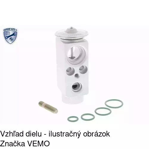 Expanzný ventil 8UW351239021 /POLCAR/ - obr. 1