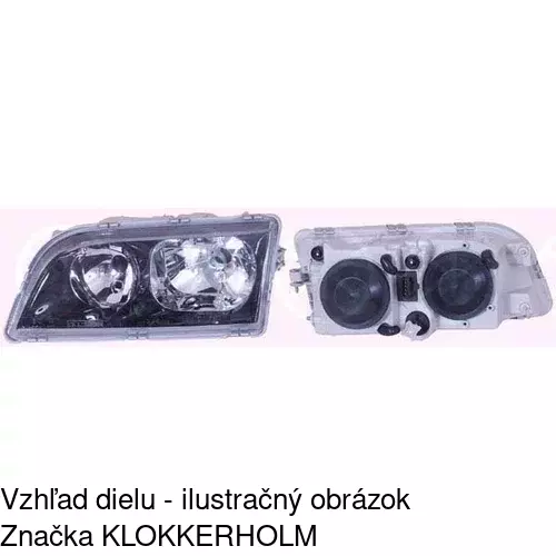 Hlavný reflektor 904109-E /POLCAR/ - obr. 1