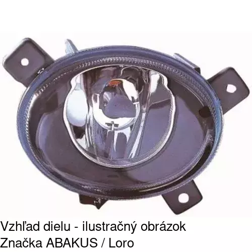Hmlové svetlo - predné 9060290E /POLCAR/ - obr. 2