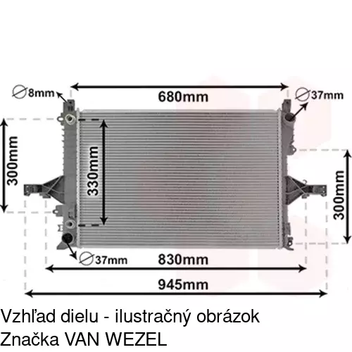 Chladiče vody 908008-3 /POLCAR/ - obr. 4