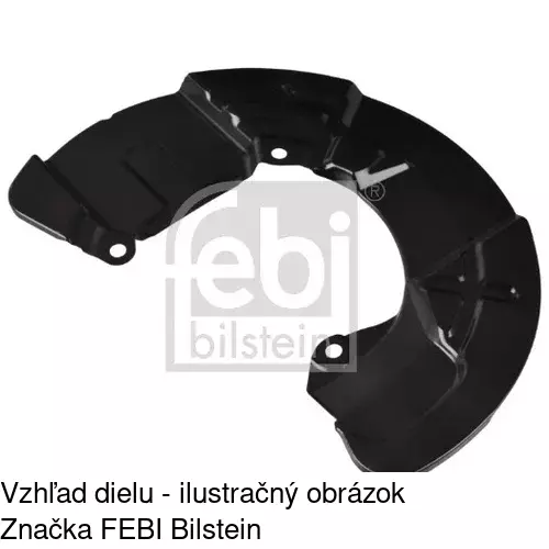 Brzdovy štít 9080OT-1 /POLCAR/ - obr. 1