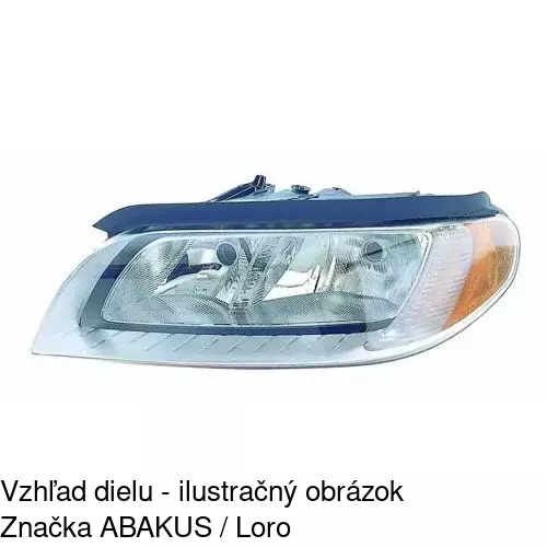 Hlavný reflektor 908210-E /POLCAR/ - obr. 2
