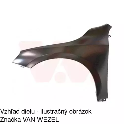 Predný blatník 90D101 /POLCAR/ - obr. 1