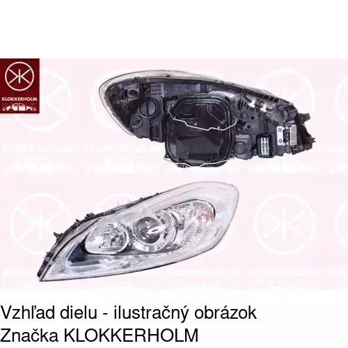 Hlavný reflektor POLCAR 90R110-U