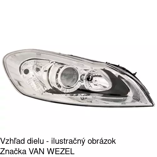 Hlavný reflektor 90R110-U /POLCAR/ - obr. 2
