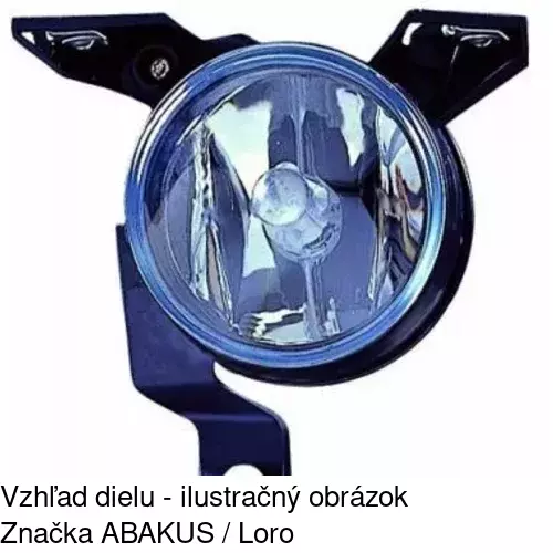 Hmlové svetlo - predné 9501291E /POLCAR/ - obr. 2
