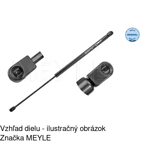 Plynová pružina 9501AB /POLCAR/ - obr. 2