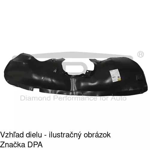 Podblatník (plast) 9501FL-1 /POLCAR/ - obr. 1