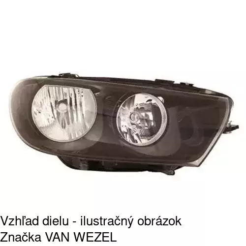 Hlavný reflektor 951110-V /POLCAR/ - obr. 2