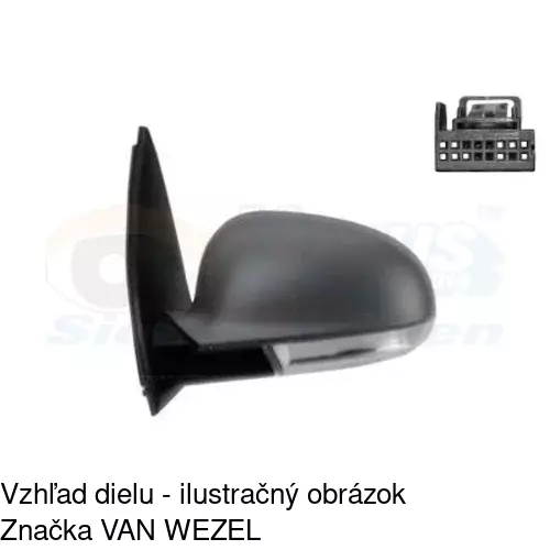 Vonkajšie zrkadlo 9513514E /POLCAR/ - obr. 2