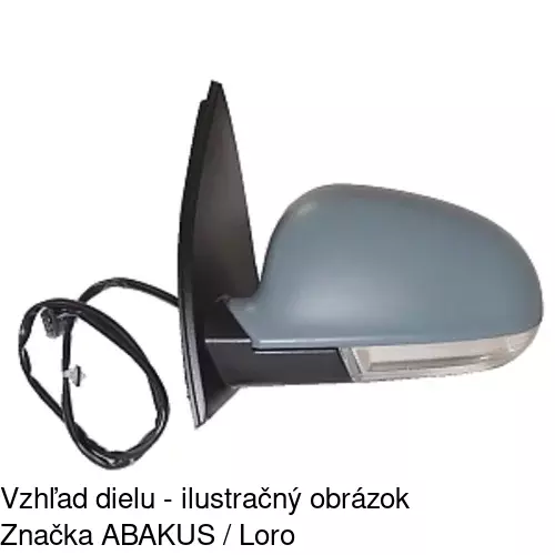 Vonkajšie zrkadlo 9513515E /POLCAR/ - obr. 1