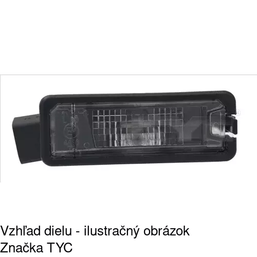 Svetlo na osvetlenie evidenčného čísla 9513959 /POLCAR/ - obr. 2