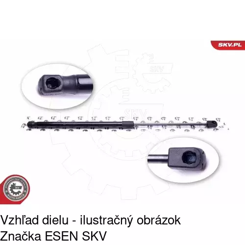 Plynová pružina 9513AB2 /POLCAR/ - obr. 4