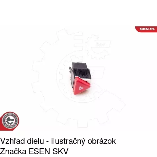 Spínač núdzových svetiel 9513P-30 /POLCAR/ - obr. 5
