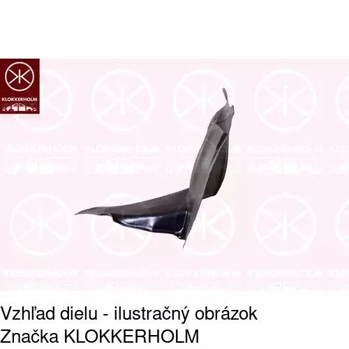 Podblatník (plast) POLCAR 9514FP1T