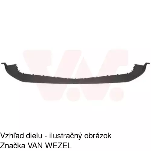 Spojler predného nárazníka 951825 /POLCAR/ - obr. 1