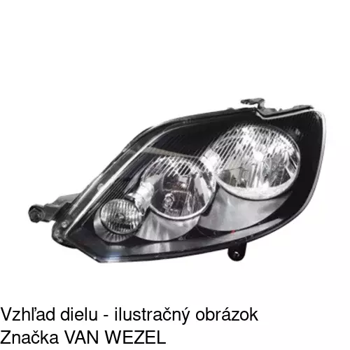 Hlavný reflektor 951909-E /POLCAR/ - obr. 5