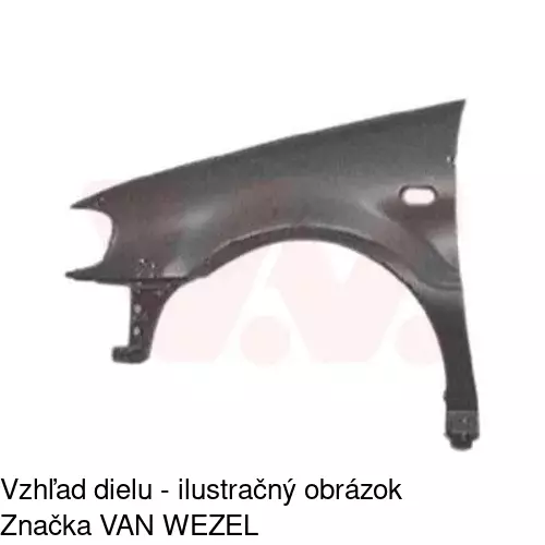 Predný blatník 952402-J /POLCAR/ - obr. 2
