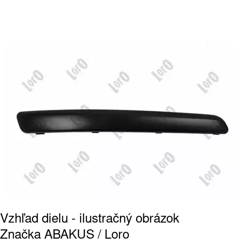 Lišta nárazníka 95270718J /POLCAR/ - obr. 3