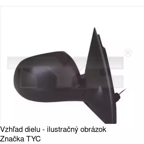 Vonkajšie zrkadlo 9528521M /POLCAR/