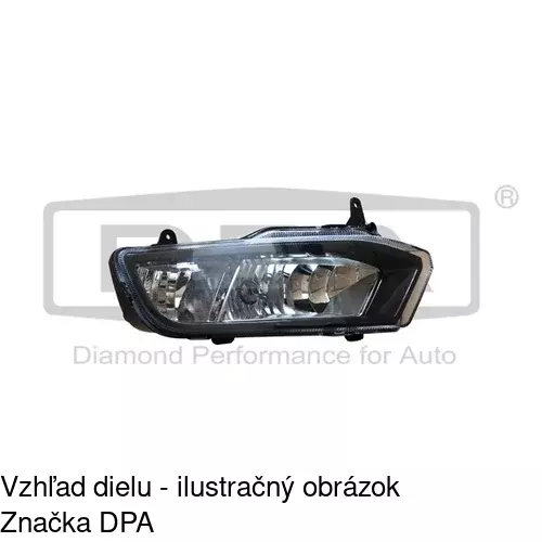 Hmlové svetlo - predné 953329BE /POLCAR/ - obr. 2