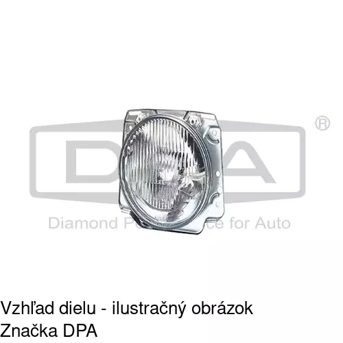 Hlavný reflektor 953409-E /POLCAR/ - obr. 2