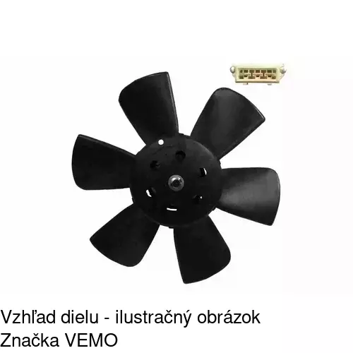 Ventilátor bez krytu / podpery 953423U2 /POLCAR/ - obr. 4