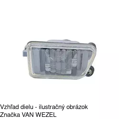Hmlové svetlo - predné 953729-E /POLCAR/ - obr. 3