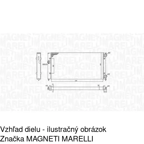 Chladiče vody 953808B4 /POLCAR/ - obr. 2