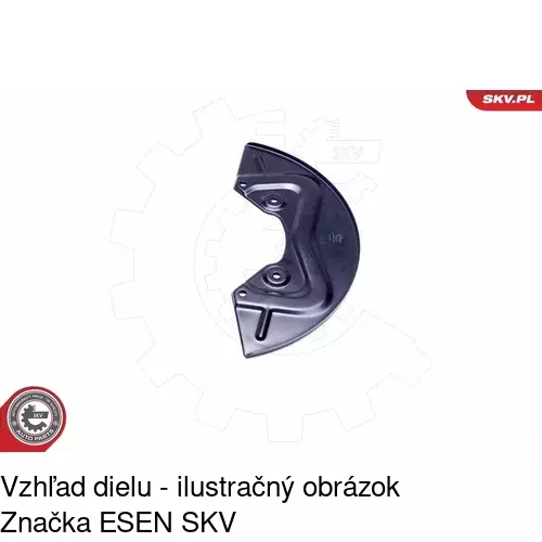 Brzdovy štít 9538OT10 /POLCAR/ - obr. 3