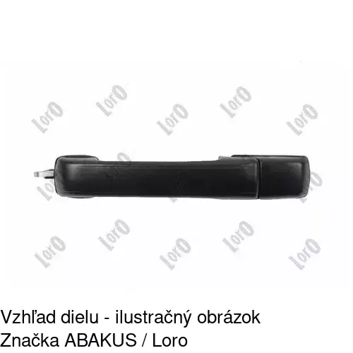 Vnútorná kľučka 9538Z-46 /POLCAR/ - obr. 2