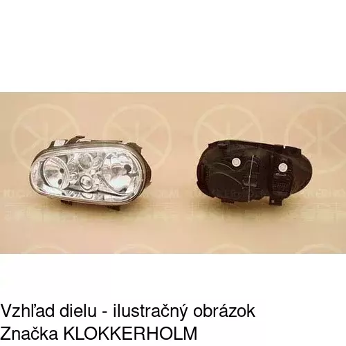 Hlavný reflektor 954110-H /POLCAR/ - obr. 2