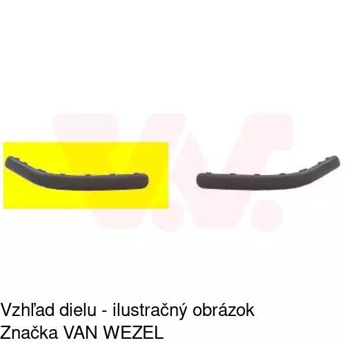 Lišta nárazníka 954196-5 /POLCAR/ - obr. 1