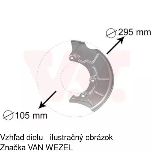 Brzdovy štít 9541OT-1 /POLCAR/ - obr. 4