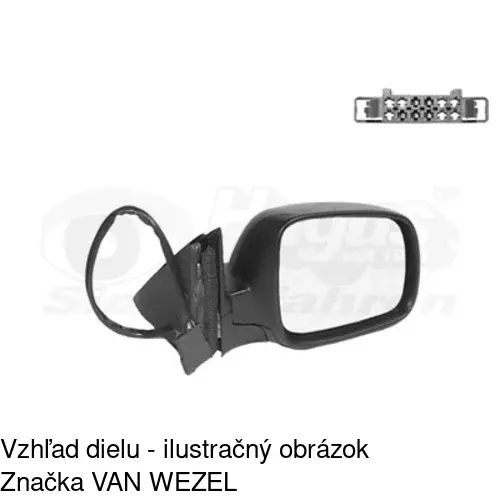 Vonkajšie zrkadlo 9548529M /POLCAR/ - obr. 3